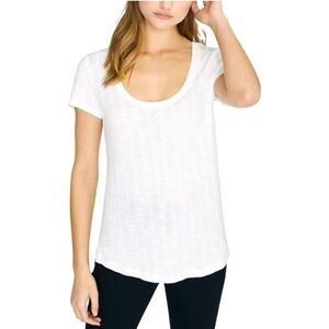 ANTHROPOLOGIE Sanctuary White Top Size S